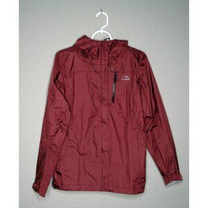 L.L. Bean Women's Burgundy Trail Model Rain Jacket Size XS NEW